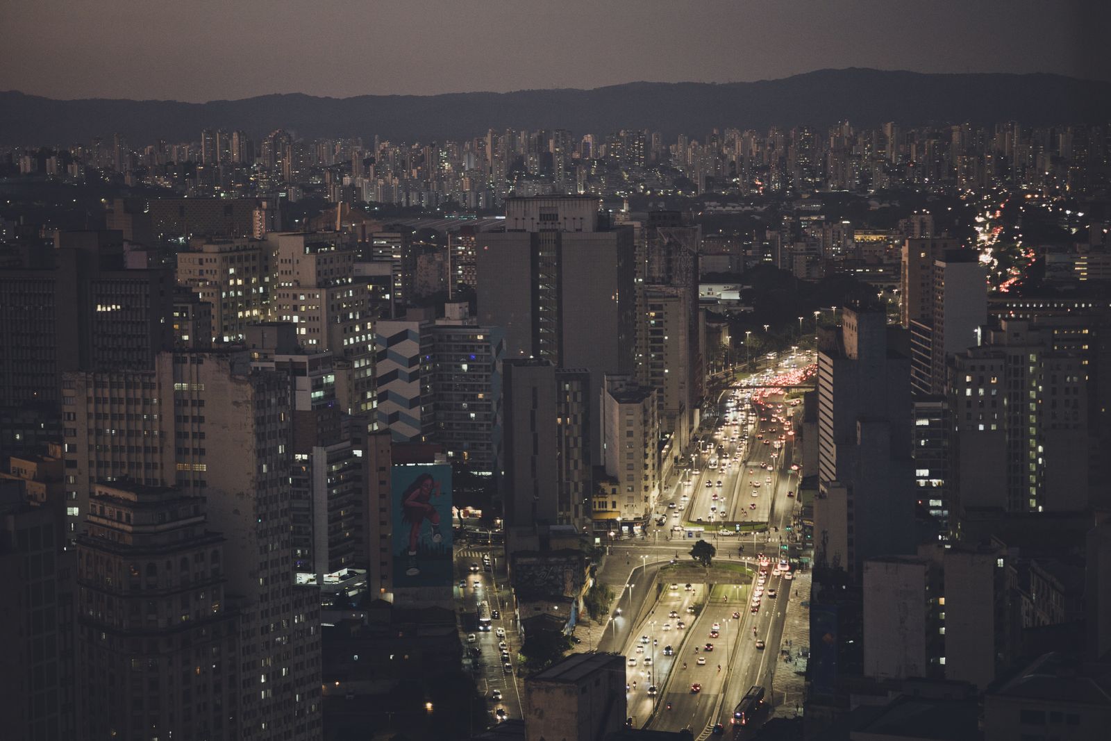 圣保罗夜景（免费图库素材，可替换 / free stock photo, replaceable）